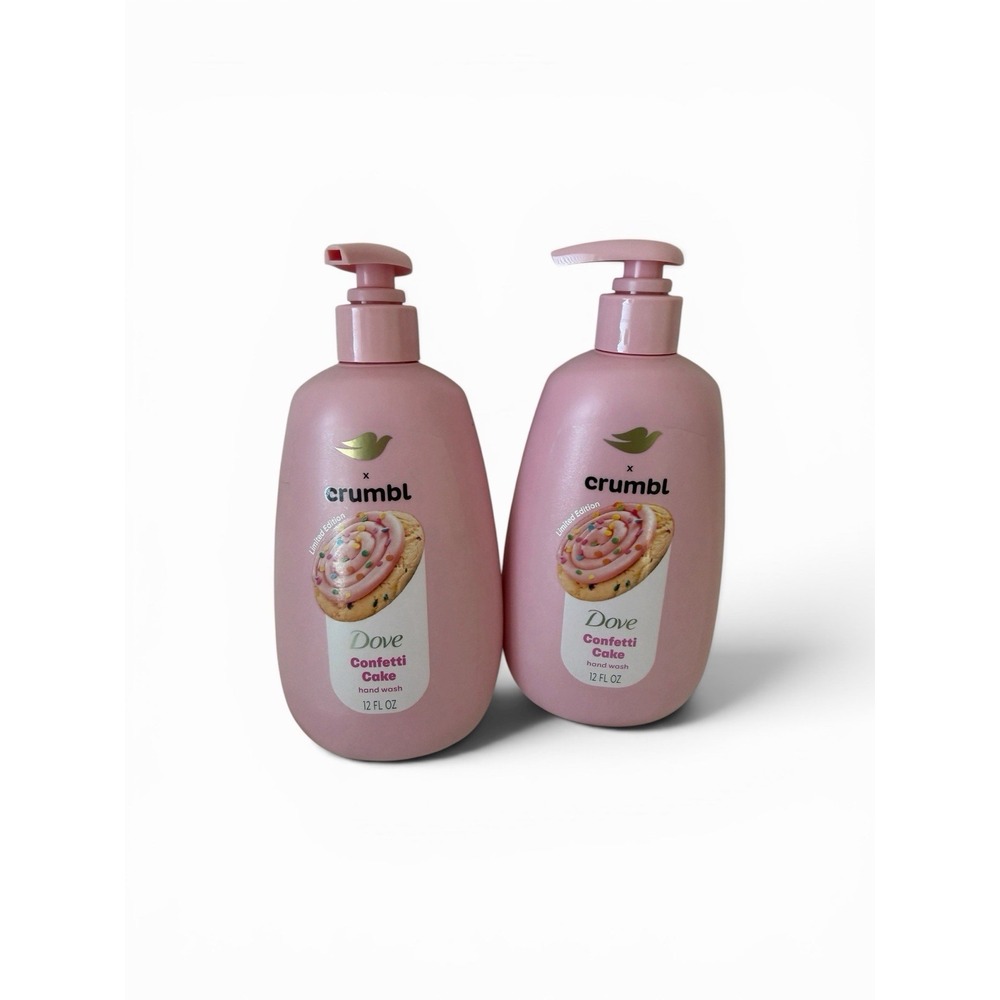 2 Dove x Crumbl Limited Edition Confetti Cake Liquid Hand Wash 12 fl oz - Picture 2 of 3